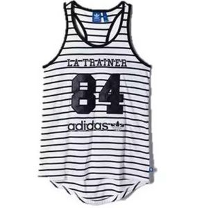 adidas Tops - ADIDAS Striped "LA TRAINER 84" Tank Top Size S adidas Tops - ADIDAS Striped "LA TRAINER 84" Tank Top Size S